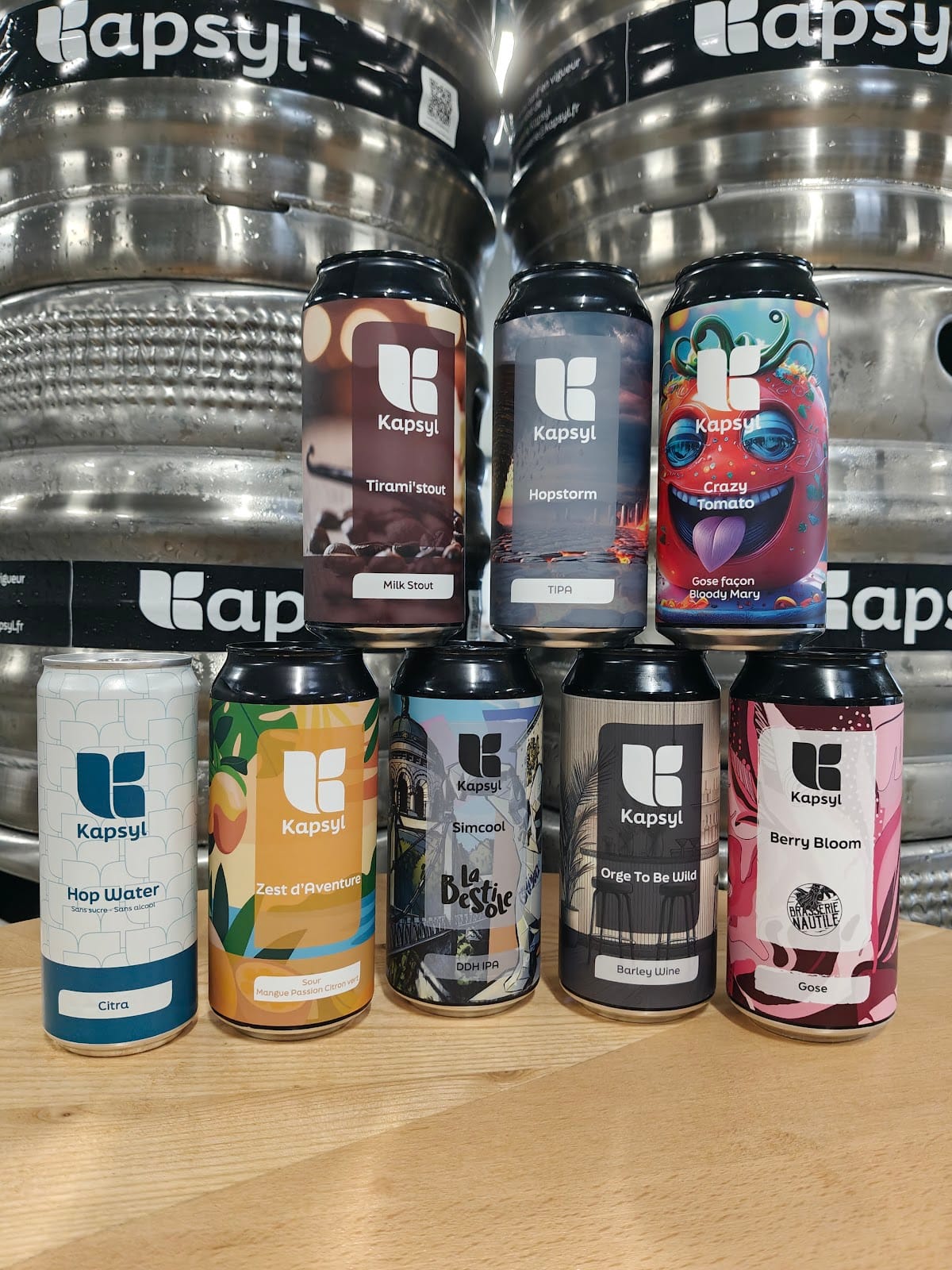 Brasserie Kapsyl, bar à bière à Rue Jean Perrin, Tours